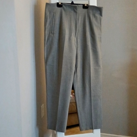 ZARA Grey Dress Pants - Picture 1 of 4